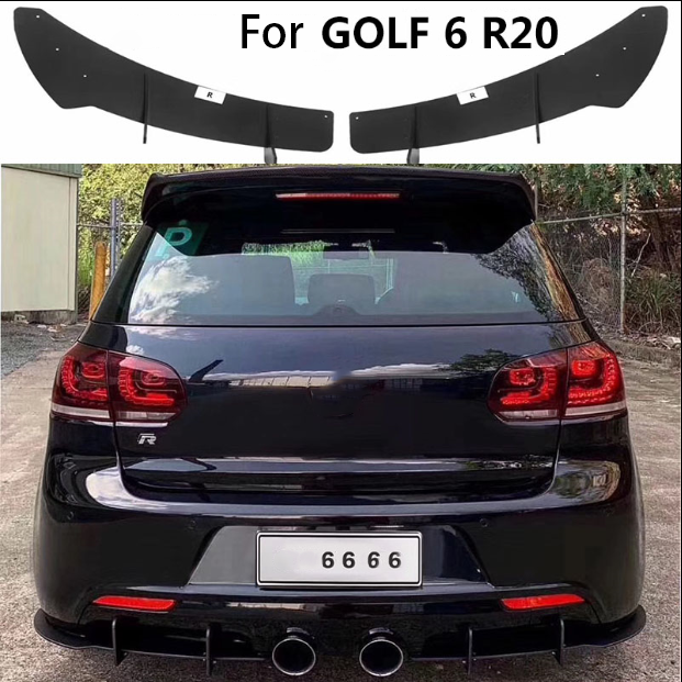 Спойлер для Vw Golf 6 2010-2014, Abs, Черный