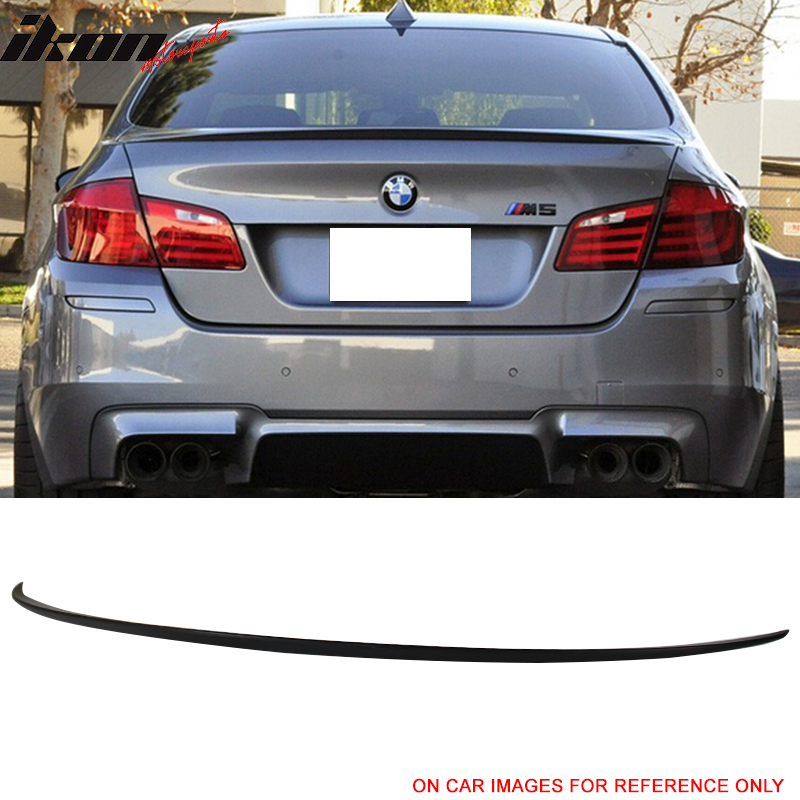 Спойлер для Bmw 5-Series F10 2010-2016, Черный, Abs Пластик