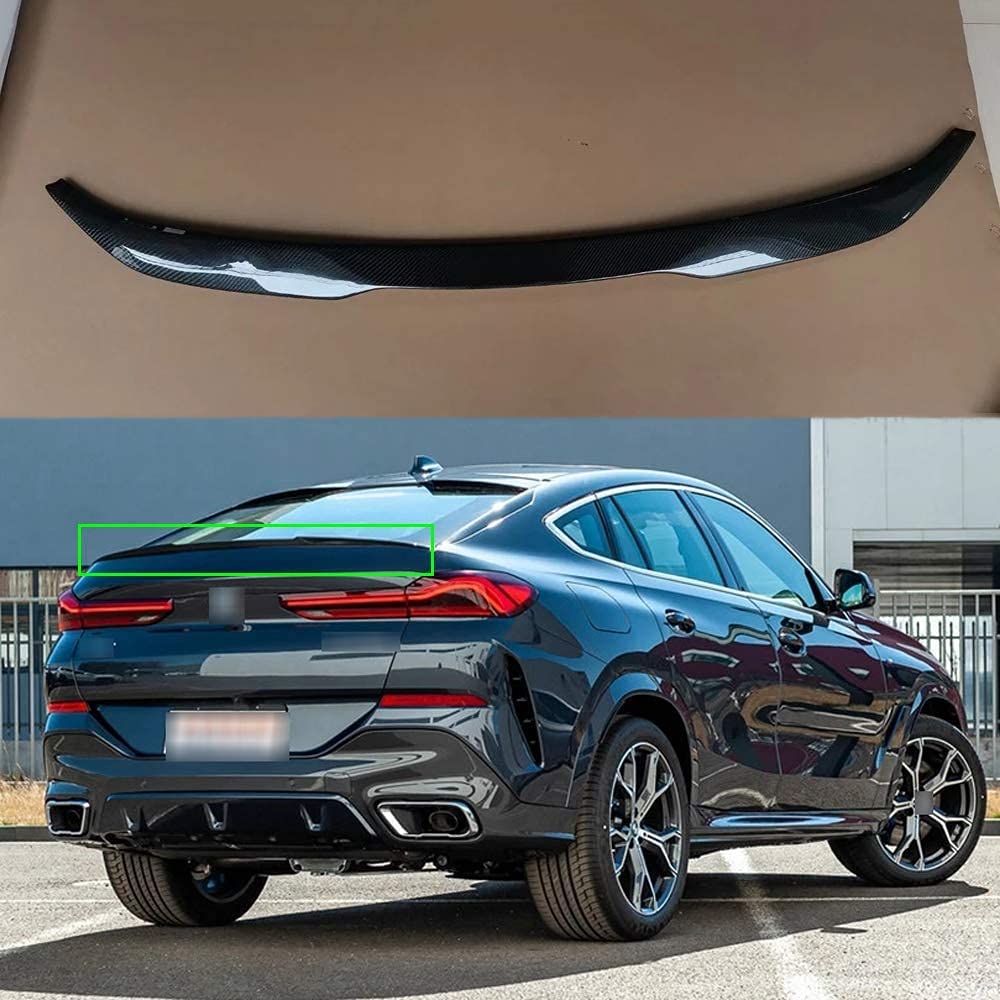 Спойлер для Bmw X6 G06 Черный/Карбон Dasener Abs