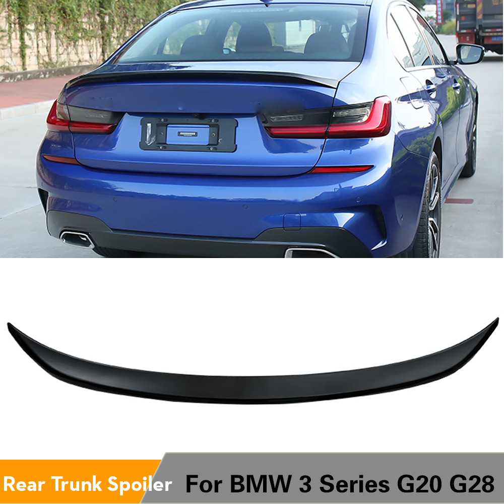 Спойлер для Bmw 3 Series G20, Abs Пластик, Неокрашенный/Черный/Карбон