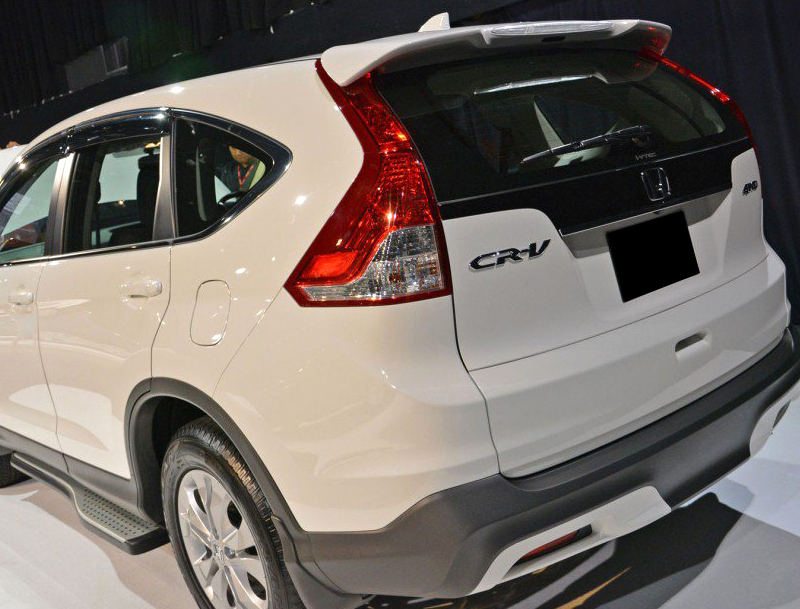 Спойлер для Honda Cr-V 2013-2016, Черный Abs Пластик