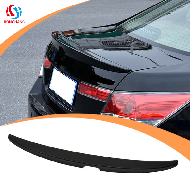 Спойлер для Honda Accord 2008-2012, Матовый Черный Abs Пластик