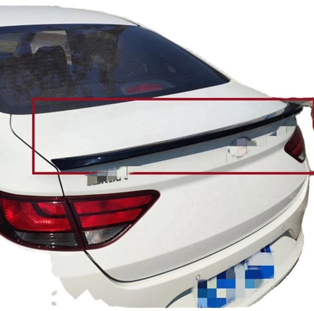 Спойлер для Hyundai Elantra 2017-2020, Abs Пластик, Черный