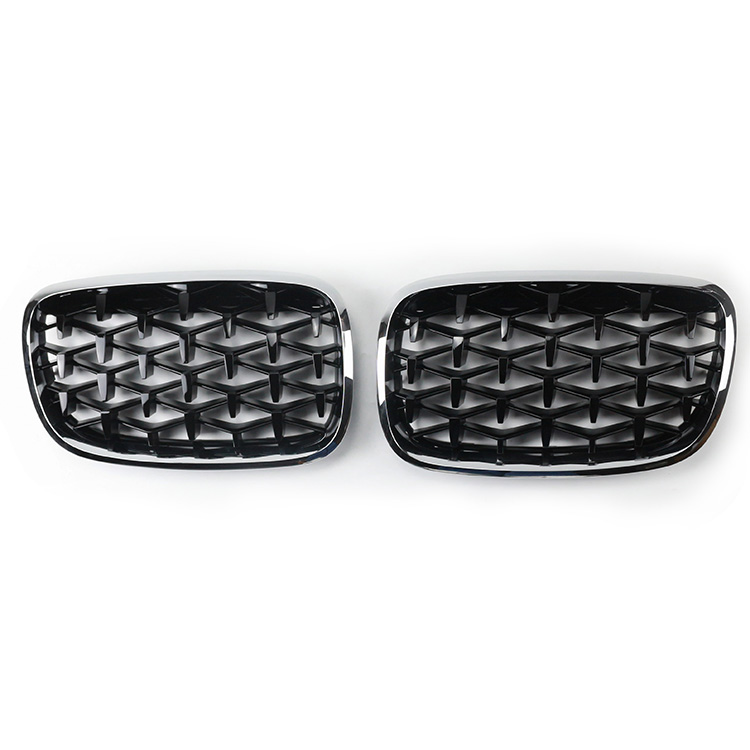Решетка Радиатора для Bmw X5 E70 2008-2014, Черная Abs

