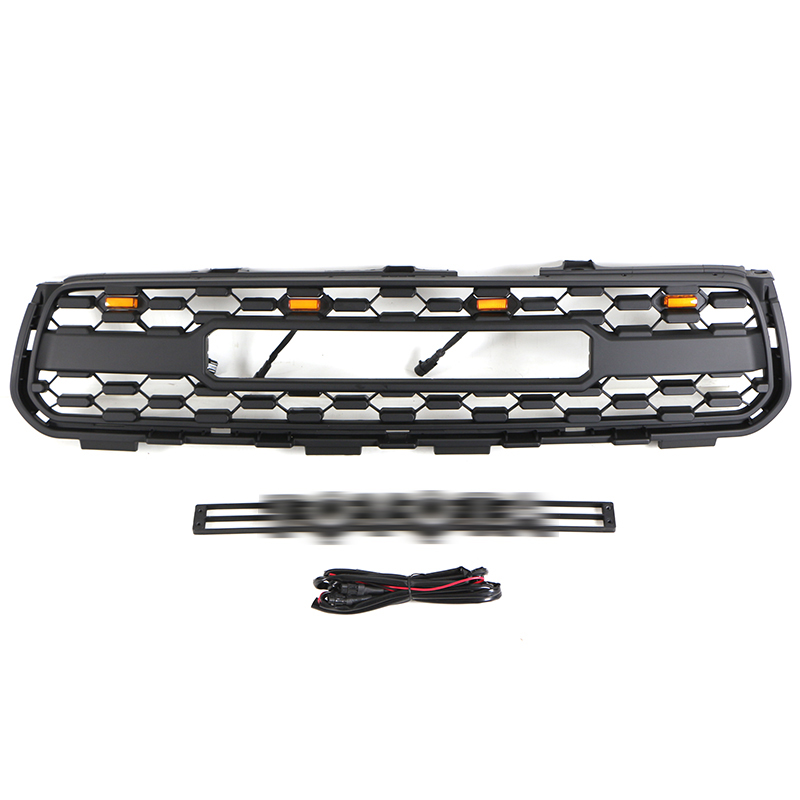 Решетка Радиатора для Toyota Rav4, Матовый Черный/Серый, Abs