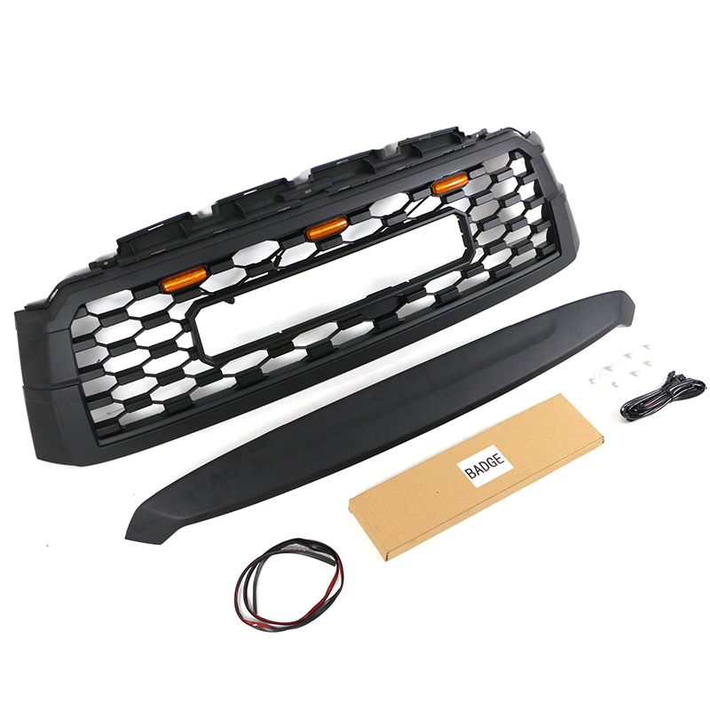 Решетка Радиатора Fit For Toyota Sequoia, Матовый Черный/Серый, Abs