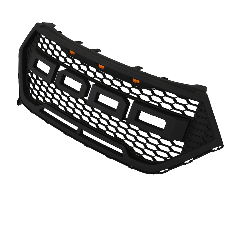 Решетка Радиатора Fit For Ford Edge, Матовый Черный/Серый, Abs