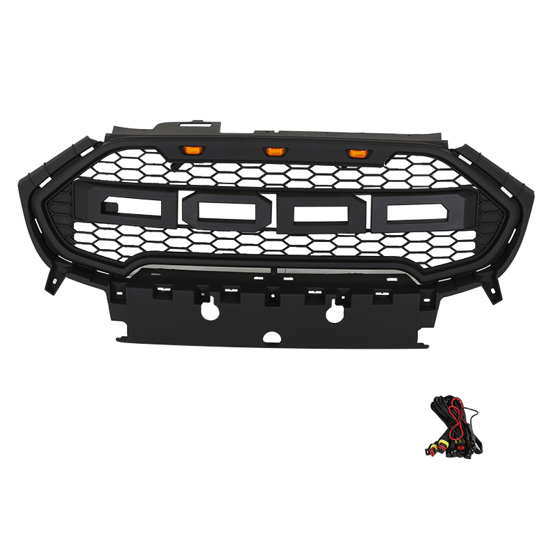 Решетка Радиатора Матовый Черный/Серый Abs для Ford Ecosport