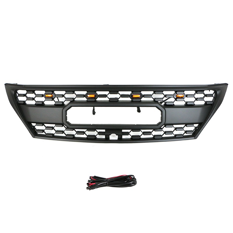 Решетка Радиатора Fit For Lexus Lx470 2008-2012, Матовый Черный/Серый, Abs