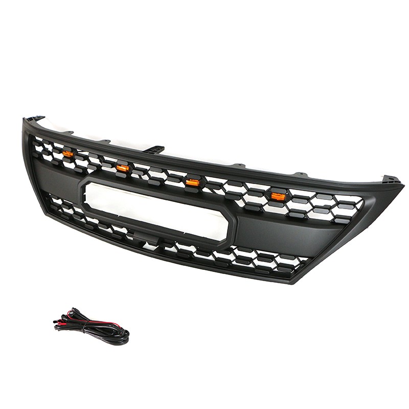 Решетка Радиатора Fit For Lexus Lx470 2008-2012, Матовый Черный/Серый, Abs