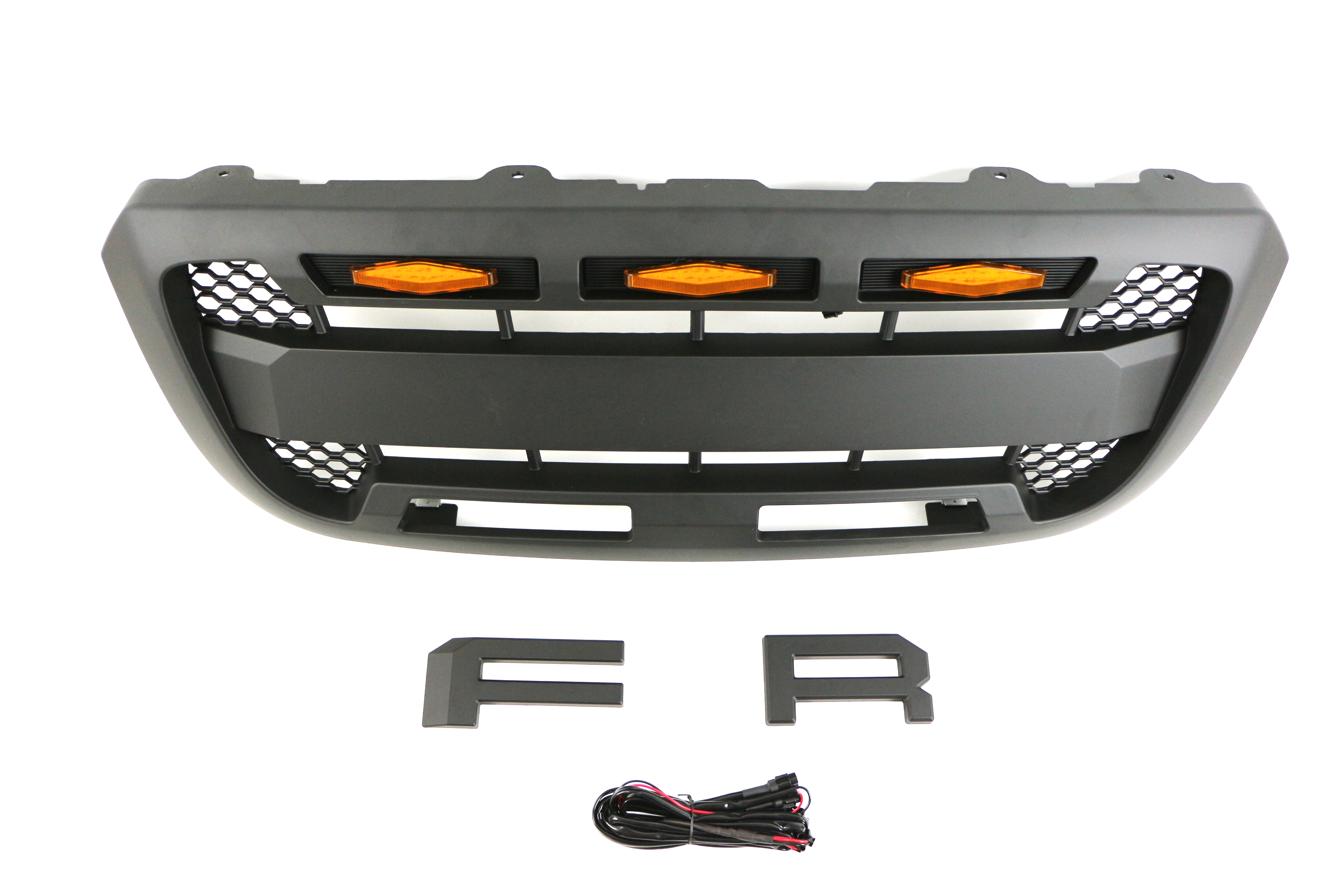 Решетка Радиатора Матовый Черный/Серый Abs для Ford Ranger 2004-2011