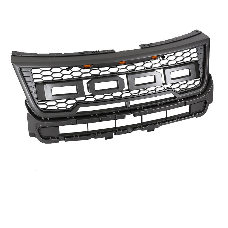 Решетка Радиатора Матовый Черный/Серый Abs для Ford Explorer 2016-2018