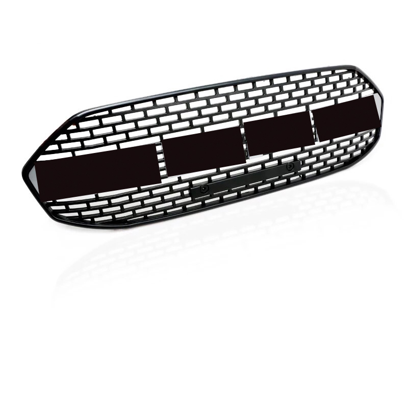 Решетка Радиатора Abs для Ford Ecosport 2012-2015, Матовый Черный/Серый