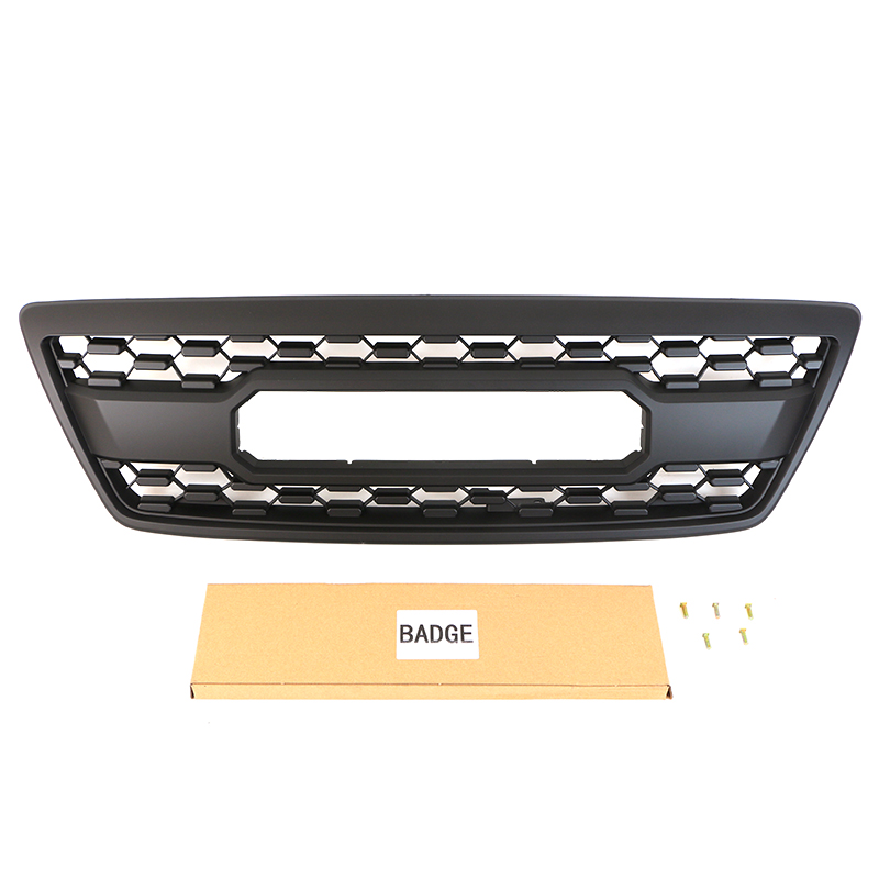 Решетка Радиатора Fit For Lexus Lx570 2003-2007, Матовый Черный/Серый, Abs