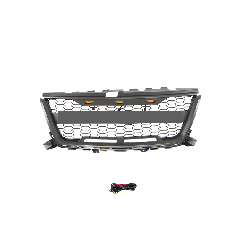 Решетка Радиатора для Chevrolet Colorado 2016-2018, Матовый Черный/Серый, Abs