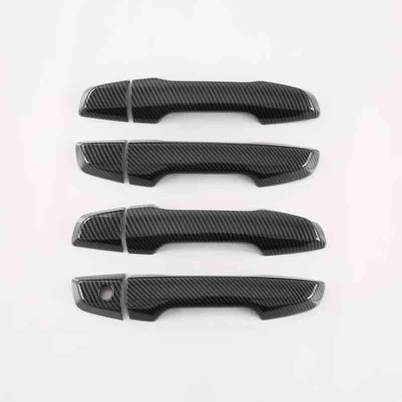 Накладки на Дверную Ручку для Honda Cr-V 2017, Серебристый/Черный, Abs
