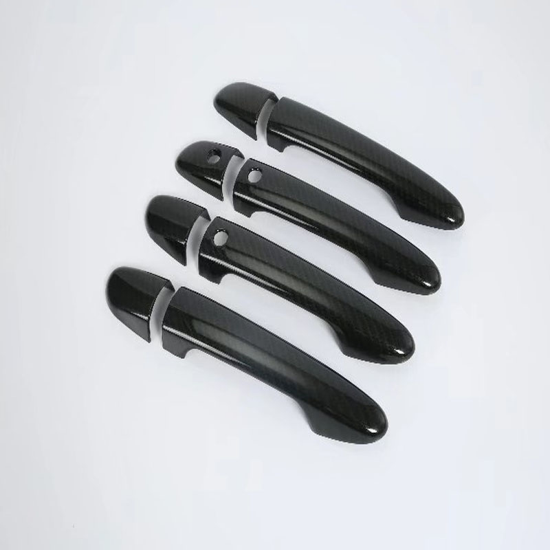 Накладки на Дверную Ручку Mazda Cx-5 2017, Серебристый/Черный, Abs
