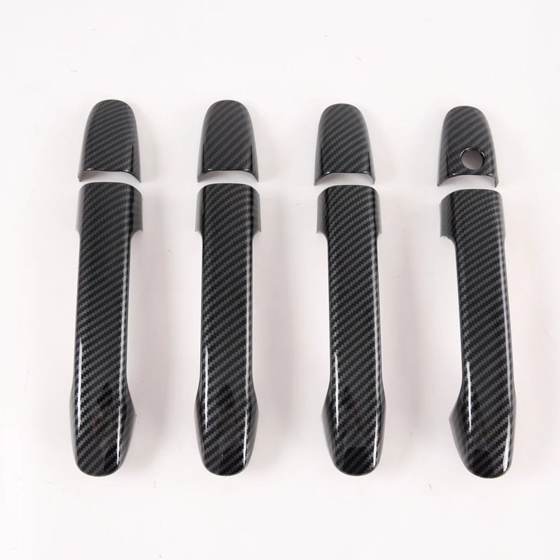 Накладки Дверной Ручки Mercedes-Benz Vito 2017, Серебристый/Черный, Abs