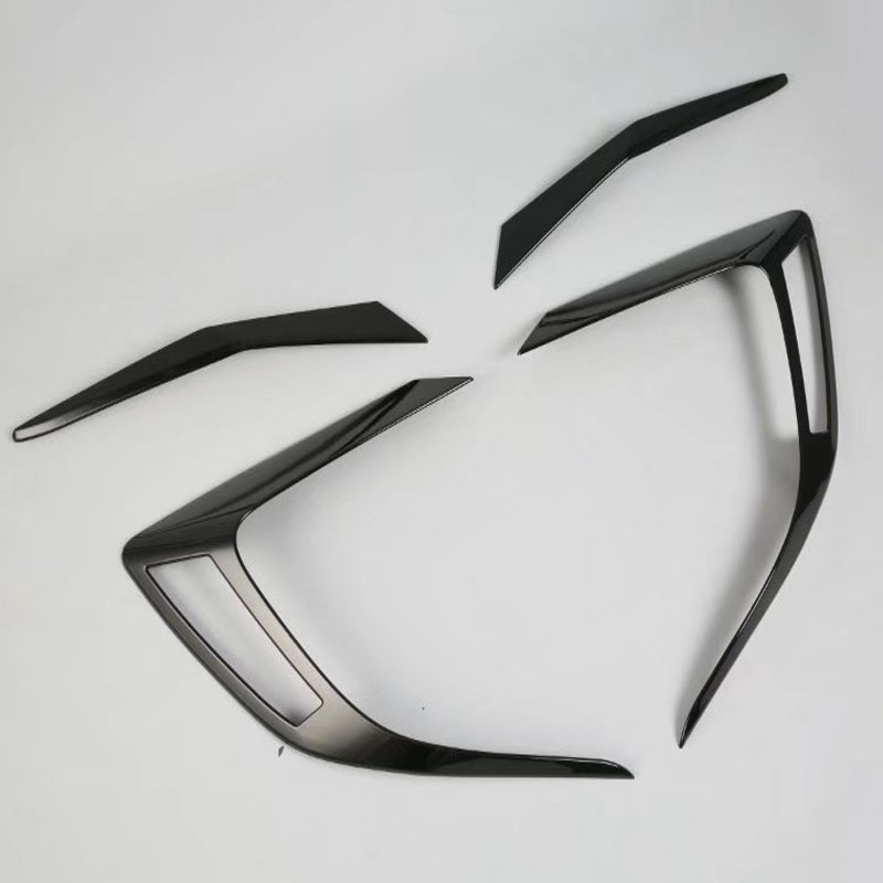 Крышка Фонаря Заднего Фонаря для Honda Civic 10, Серебристый/Черный, Abs