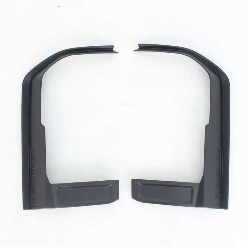 Накладки Заднего Фонаря для Toyota Prado 2024 Lc250, Серебристый/Черный, Abs
