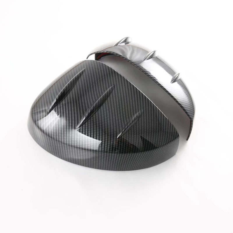 Крышка зеркала заднего вида для Honda Civic 2021, серебристая/черная, ABS