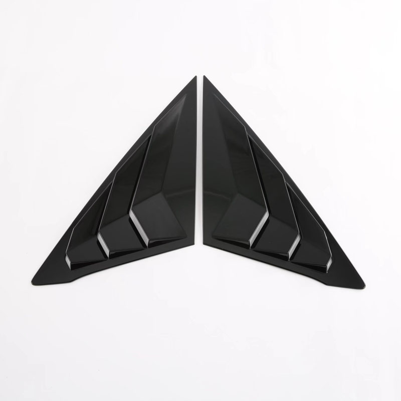 Наружные Декоративные Жалюзи для Honda Civic 2016, Серебристый/Черный, Abs