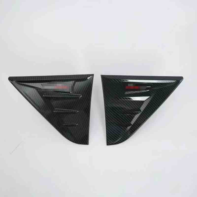 Декоративные Жалюзи на Передних Треугольных Окнах Honda Cr-V 2017, Серебристый/Черный, Abs