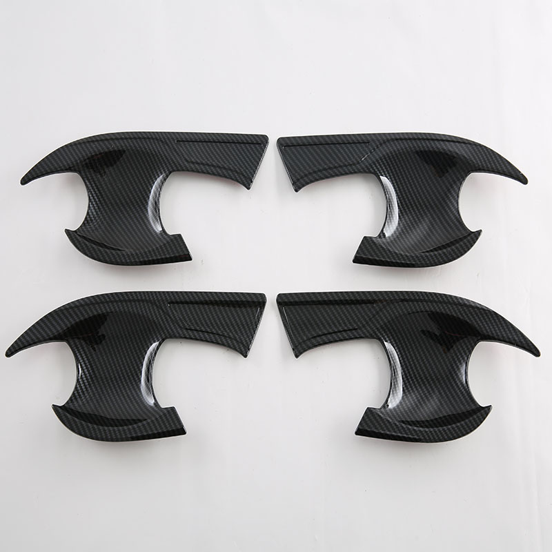 Декоративная Дверная Ручка Honda City 2020, Серебристый/Черный, Abs
