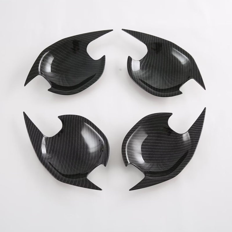 Декоративная Дверная Ручка для Mitsubishi Outlander 2016, Серебристый/Черный, Abs
