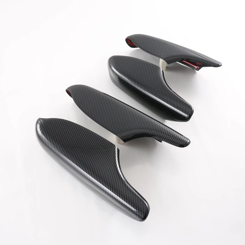 Накладка на Заднее Боковое Стекло для Honda Civic 11, Серебристый/Черный, Abs