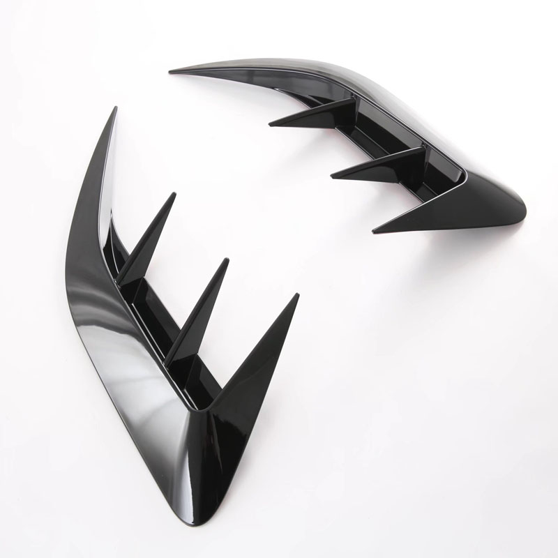 Задняя Накладка в Форме Лезвия для Lexus Nx 2022, Серебристый/Черный, Abs
