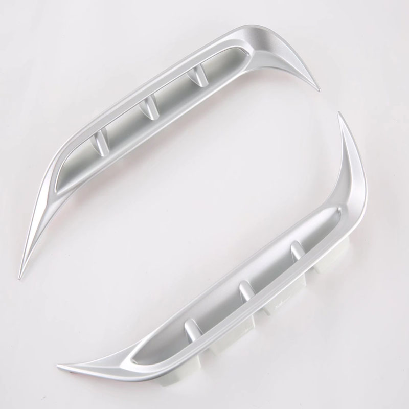 Накладки на Брови для Kia Sportage Nq5 2021, Серебристый/Черный, Abs
