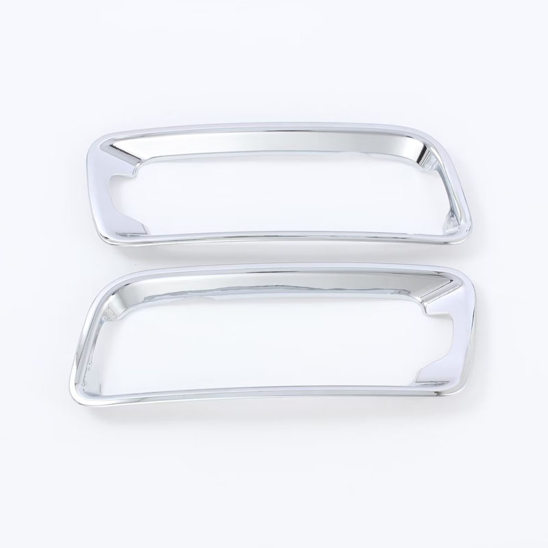 Накладки на Брови для Mitsubishi Pajero V97 V93 V87, Серебристый/Черный, Abs, 2006