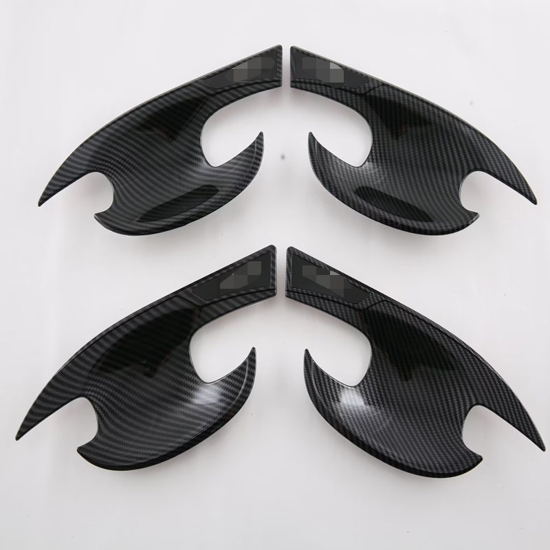 Декоративные Накладки на Дверную Ручку и Крышку Чаши для Mazda Cx-50 Cx50 2023, Серебристый/Черный, Abs