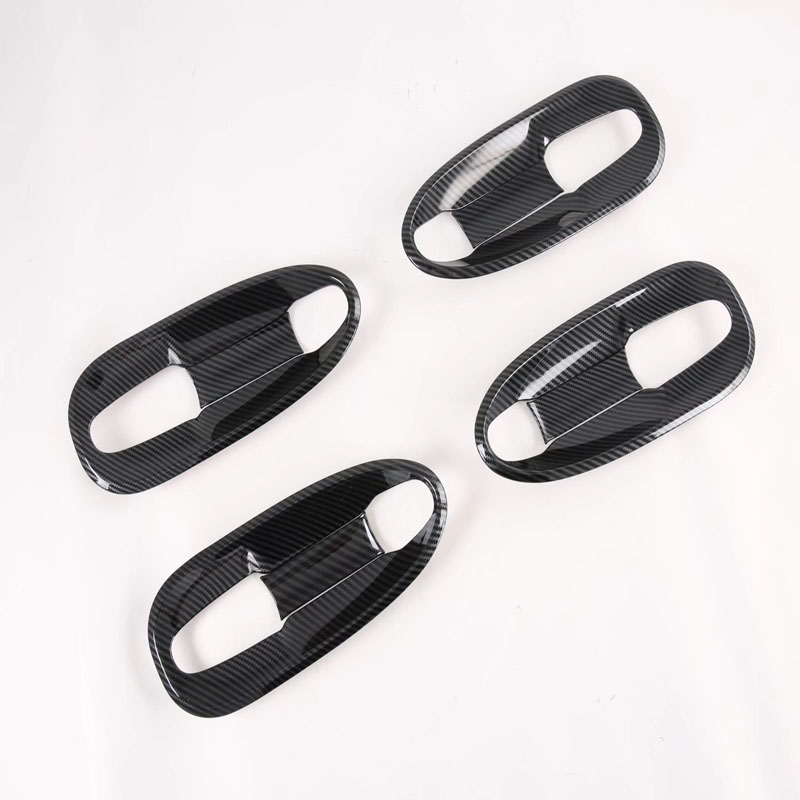 Декоративные Накладки на Дверную Ручку и Крышку Чаши для Mercedes-Benz Vito V-Class 2017, Серебристый/Черный, Abs