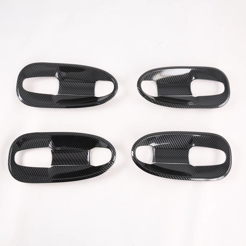 Декоративные Накладки на Дверную Ручку и Крышку Чаши для Mercedes-Benz Vito V-Class 2017, Серебристый/Черный, Abs