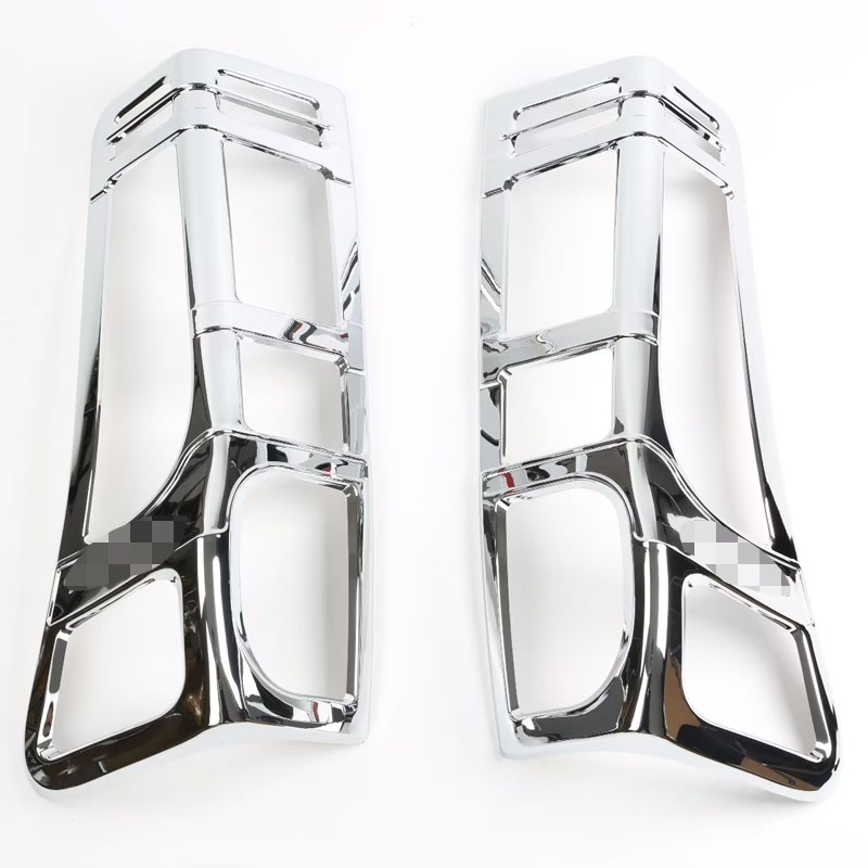 Противотуманные Фары Isuzu D-Max 2012-2016, Серебристый/Черный, Карбоновая Крышка Заднего Противотуманного Фонаря, Накладки для Бровей