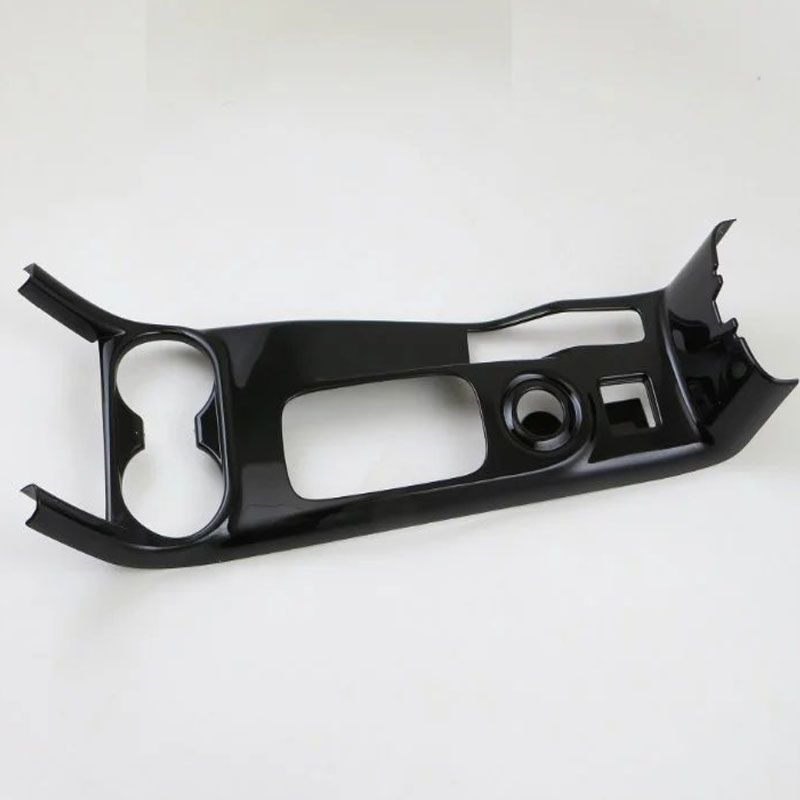 Декоративная накладка на панель переключения для Mitsubishi Outlander 2016, серебристый/черный, ABS
