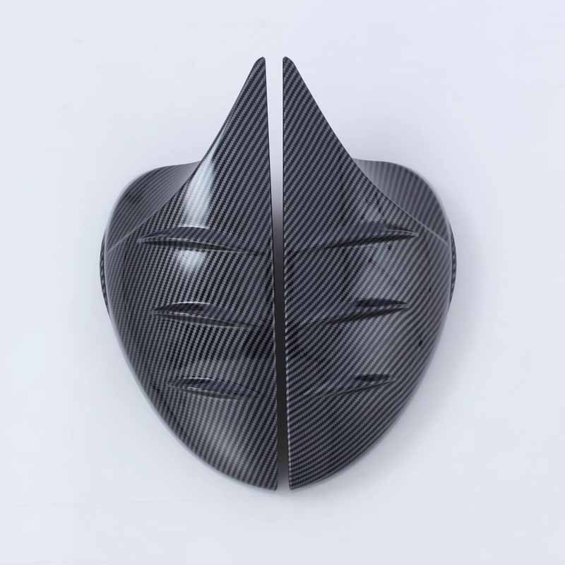 Крышка зеркала заднего вида для Honda Civic 2022, серебристая/черная, ABS материал