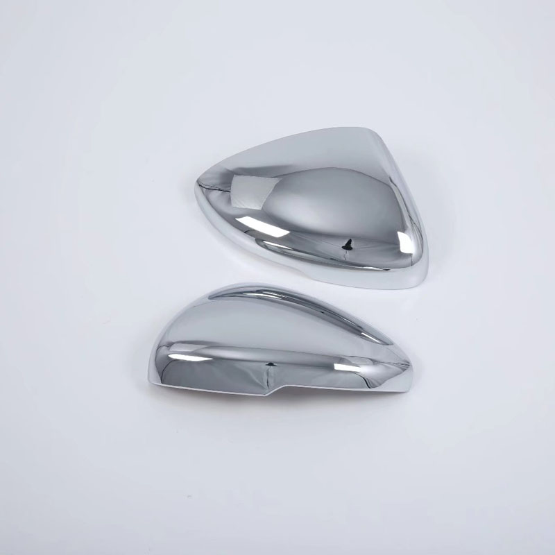 Накладка на Боковое Зеркало Honda Accord 2018, Серебристый/Черный, Abs