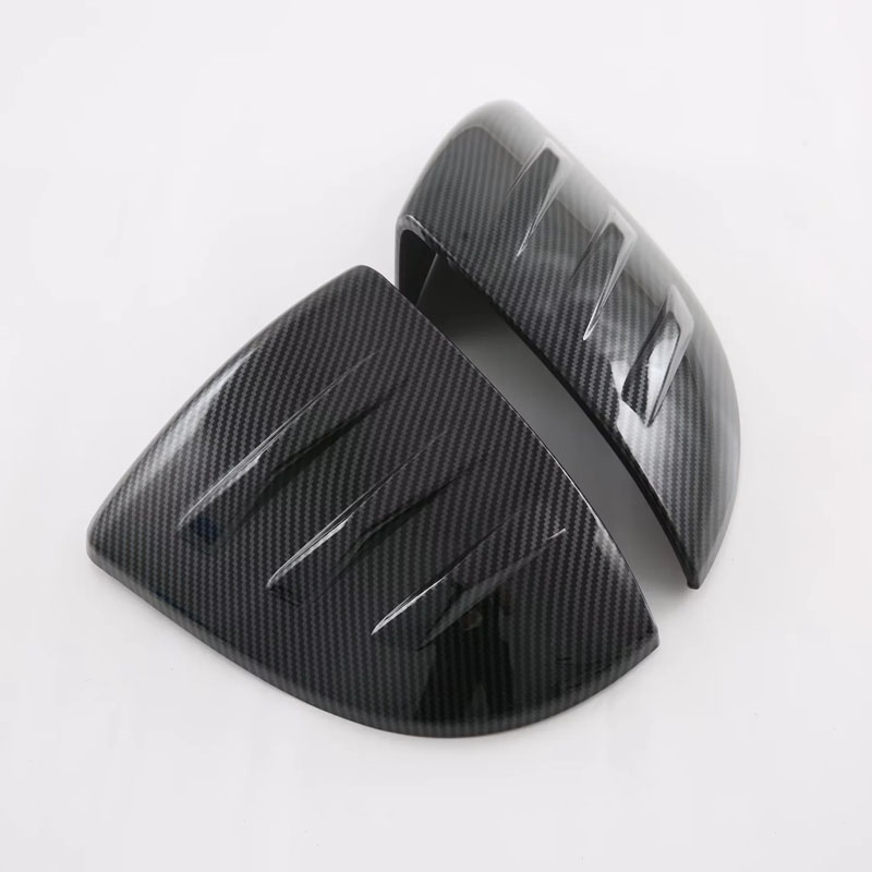 Накладка на боковое зеркало MG4 Mulan 2023, серебристая/черная, ABS, для автомобилей 2023 года.
