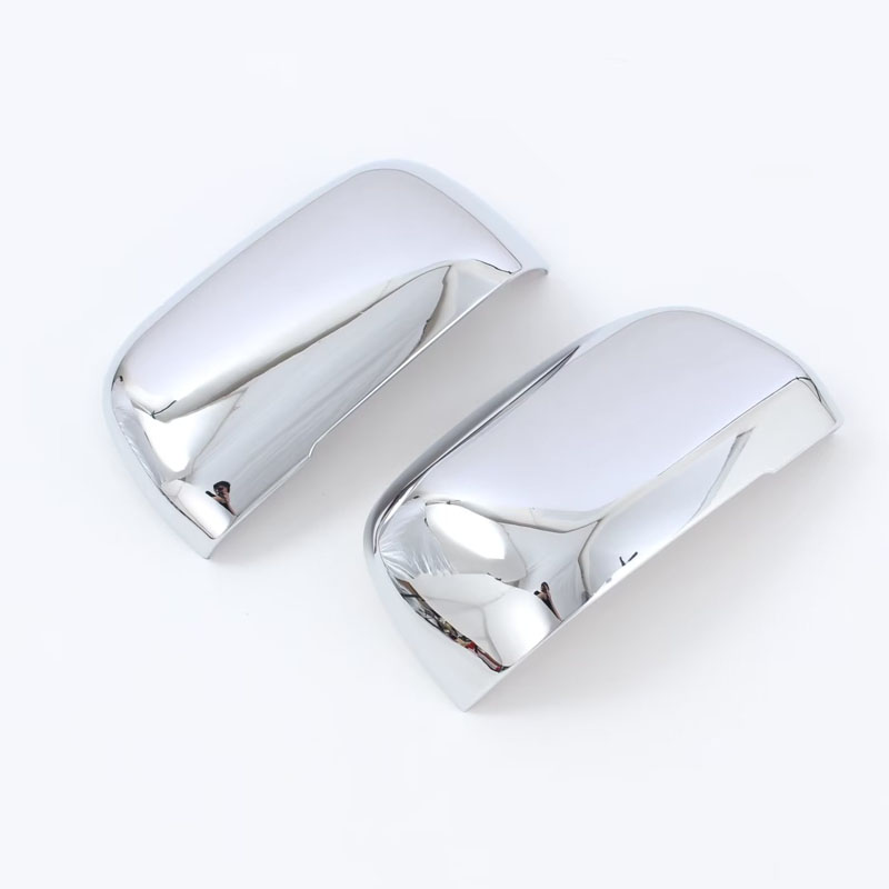 Накладка на Боковое Зеркало Mitsubishi Pajero V97 V93 V87 2006, Серебристый/Черный, Abs
