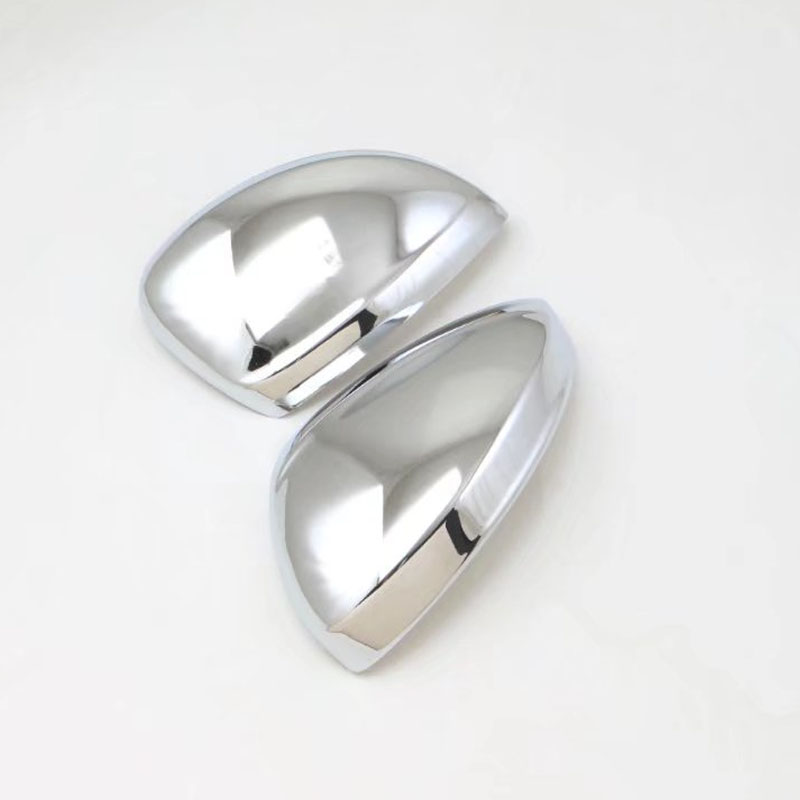 Накладка на Боковое Зеркало Volkswagen Tiguan 2017, Серебристый/Черный, Abs
