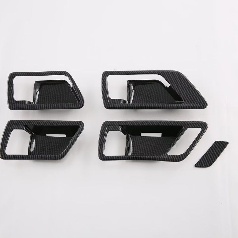 Накладки на Ручку Автомобиля для Toyota Land Cruiser Lc300 2023, Серебристый/Черный, Abs
