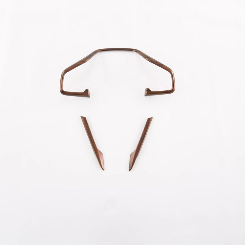 Декоративная вставка на рулевое колесо для Honda CR-V 2017, серебристо-черная, из ABS
