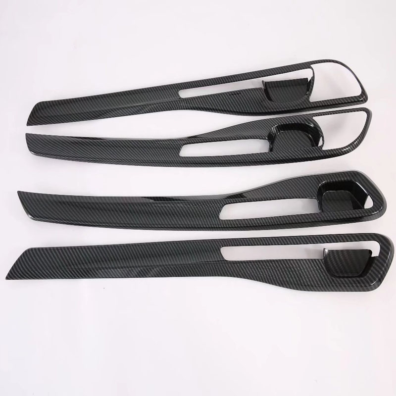 Декоративная Ручка для Kia Seltos 2019, Серебристый/Черный, Abs
