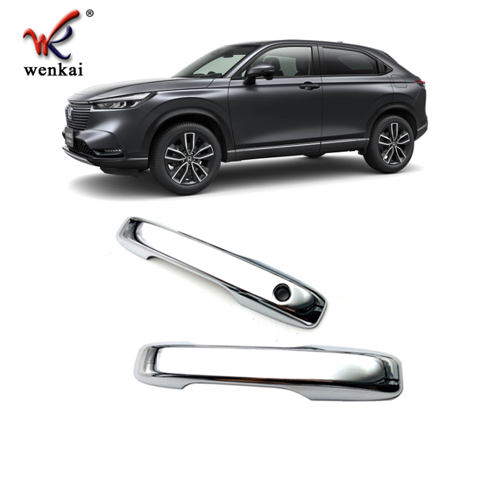 Хромированная Боковая Дверная Ручка для Honda Vezel Hrv 2021-2022, Abs
