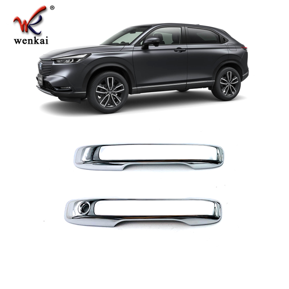 Хромированная Боковая Дверная Ручка для Honda Vezel Hrv 2021-2022, Abs
