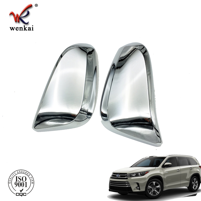 Крышка Зеркала Toyota Highlander Kluger 2015-2018 Abs Хром
