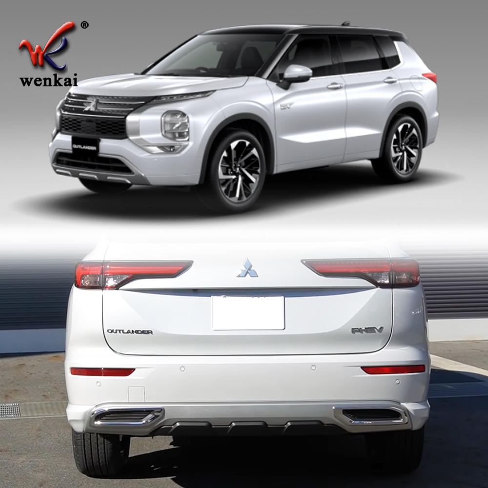 Отделка Заднего Бампера Abs Хромированная для Mitsubishi Outlander 2022 Года
